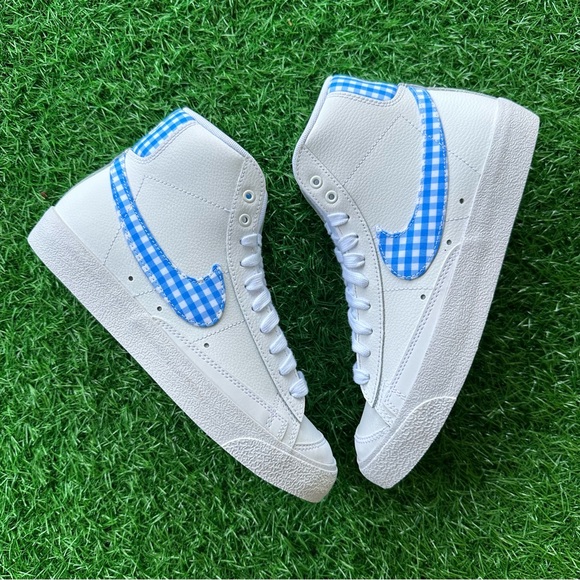 Nike Blazer Mid ‘77 White / University Blue - Picture 7 of 10